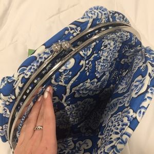 Blue and white Vera Bradley bag